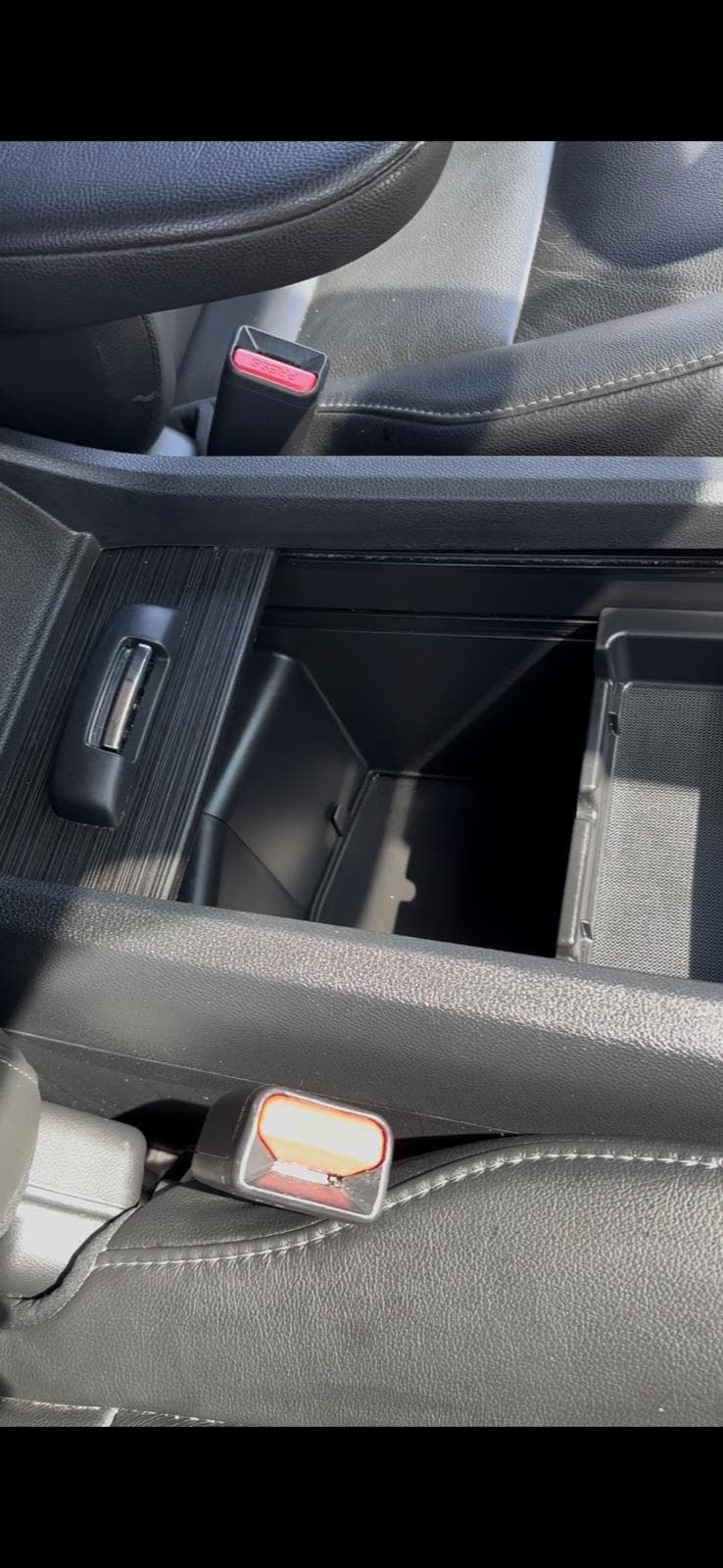 Center console detail — after